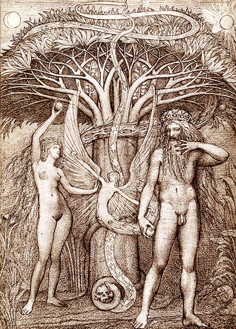 Ernst Fuchs - Adam and Eve